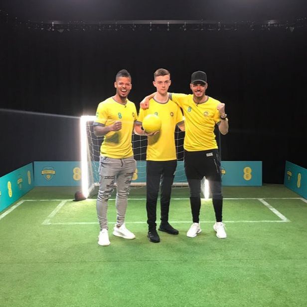 Picture TNFreestyle / Tom Nolan with The F2 Freestylers for the EE Wembley Cup